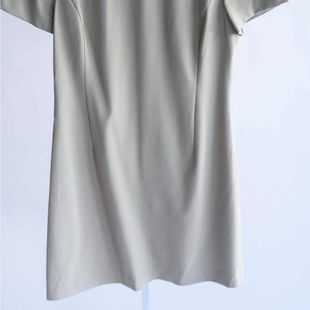 THEORY Beige Short Sleeve Dress - Picture 7 of 7